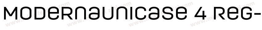 ModernaUnicase 4 Reg字体转换